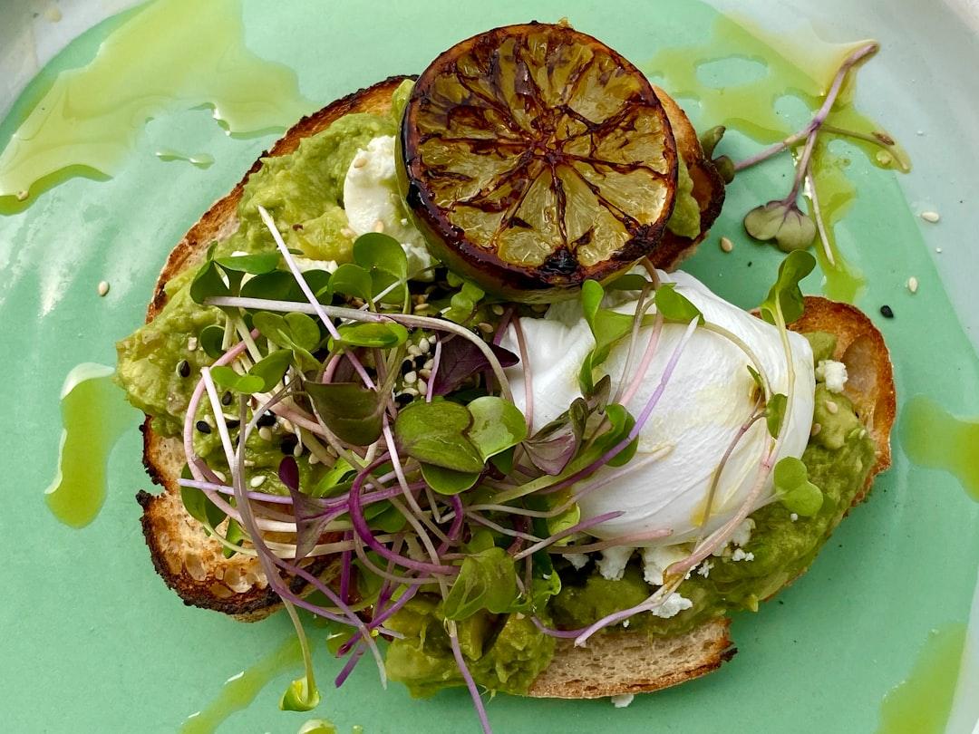 Smashed Pea & Feta Toast with Poached Egg
