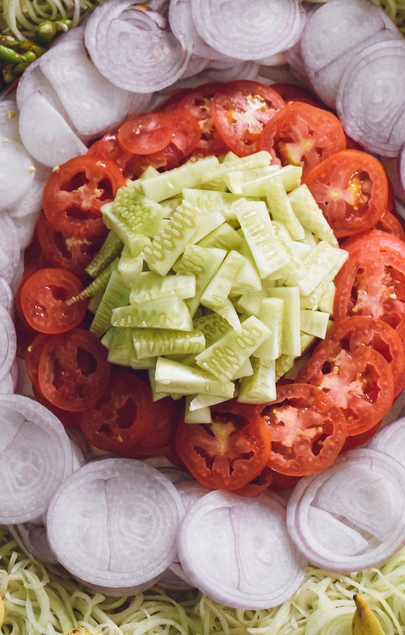 5-Min Cucumber Tomato Salad