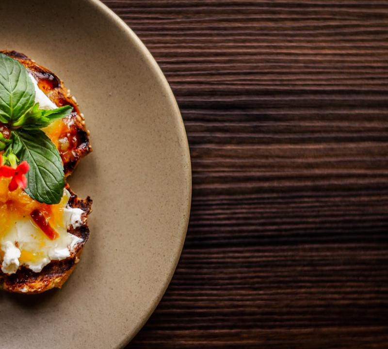 Hot Honey Cottage Cheese Toast