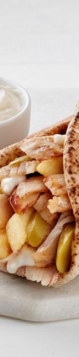 5-Min Greek Chicken Wrap