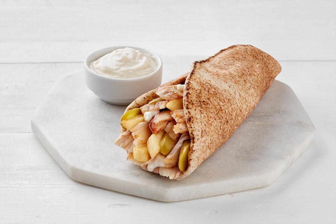 5-Min Greek Chicken Wrap
