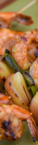 15-Min Garlic Lemon Shrimp Skewers