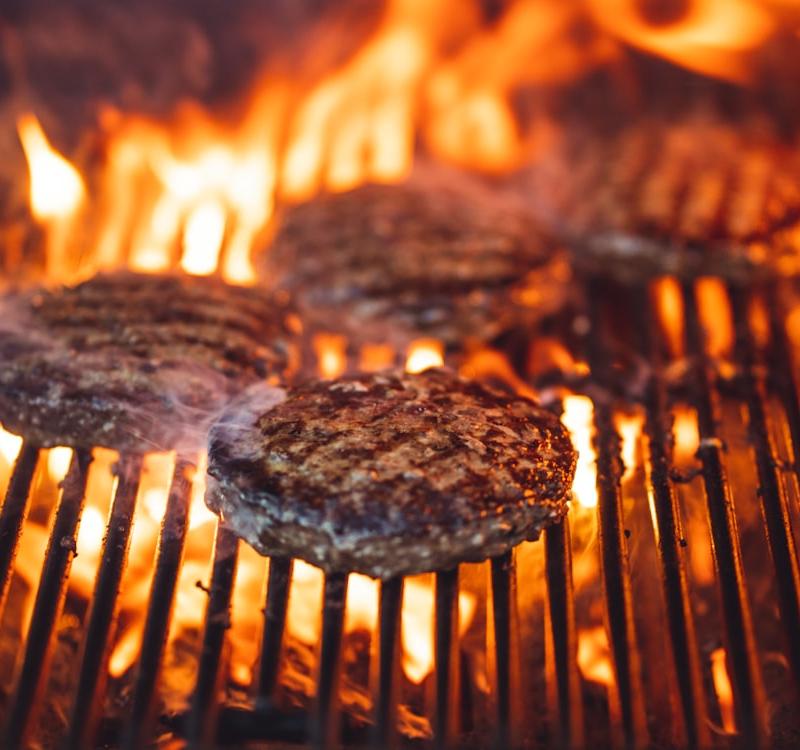 Juicy Grilled Burger Patties