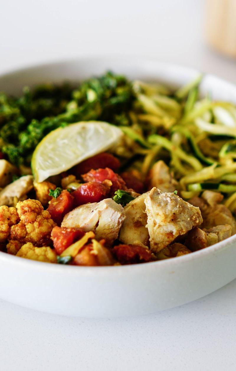 Chipotle Chicken Bowl with Roasted Veggies