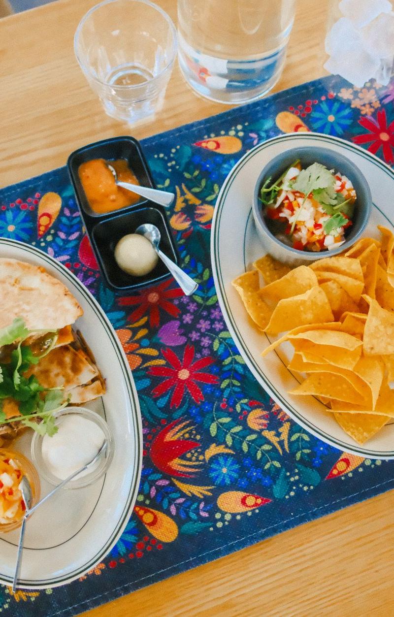 Crispy Lime Shrimp Quesadilla