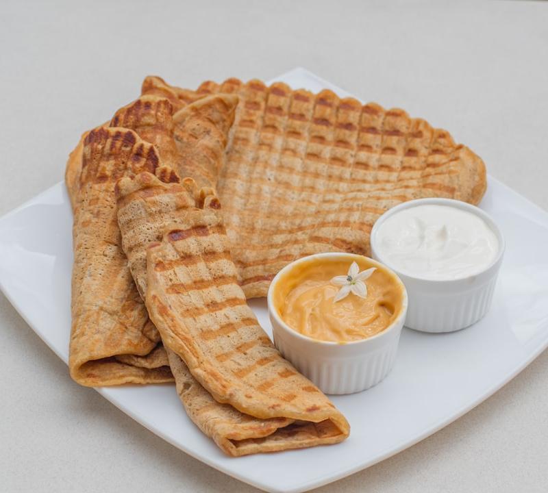 5-Minute Peanut Butter Banana Quesadilla