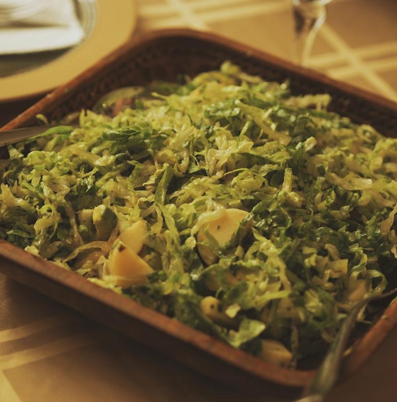 Shaved Brussels Sprout Salad