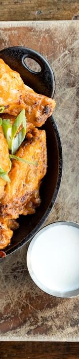 Hot Buffalo Chicken Wings with Ranch