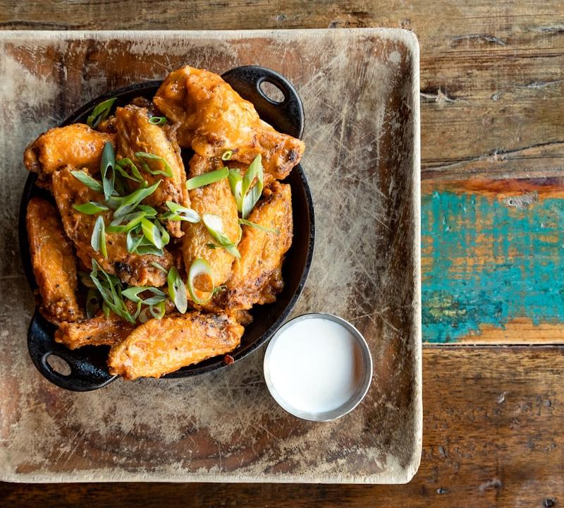 Hot Buffalo Chicken Wings with Ranch