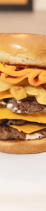 Crispy-Edge Smash Burgers with Fries