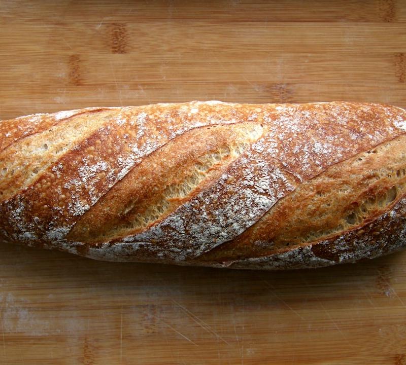 Overnight No-Knead Crusty Bread