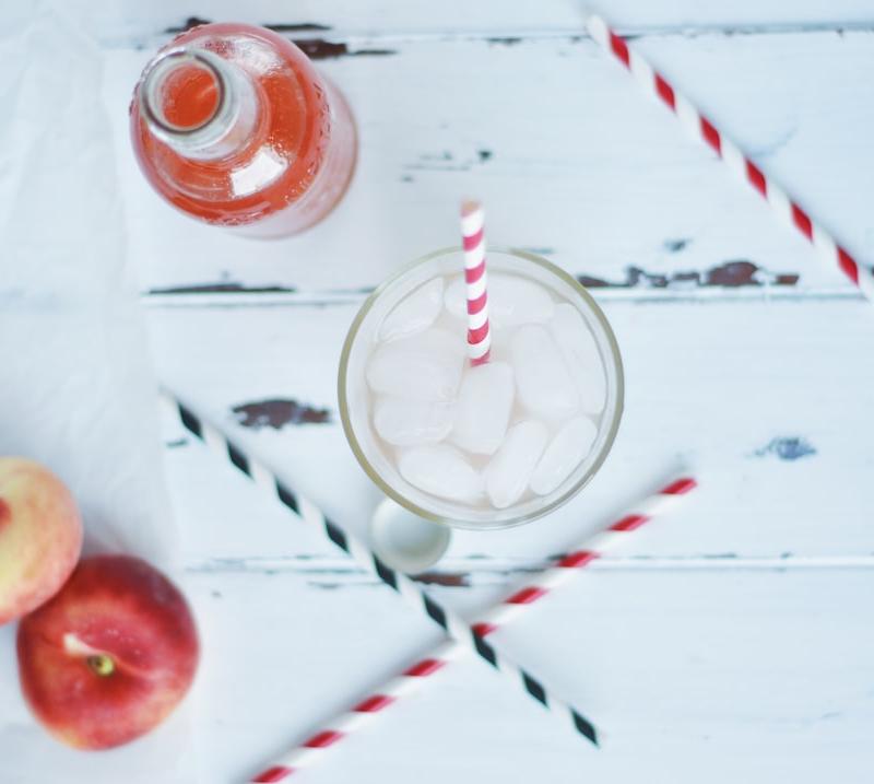 Peach Italian Soda