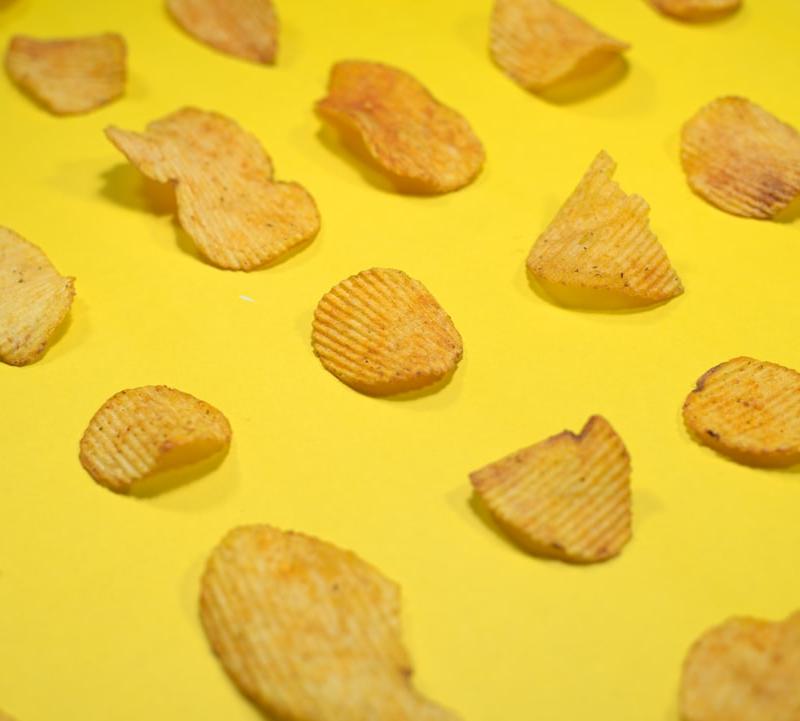 Crispy Microwave Potato Chips