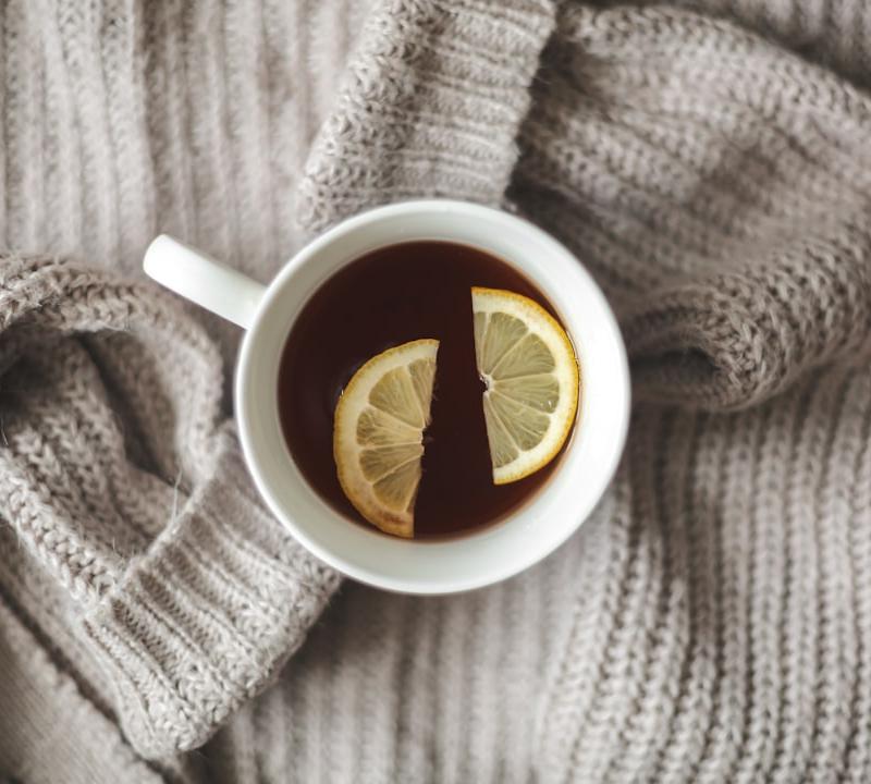Hot Honey Lemon Tea