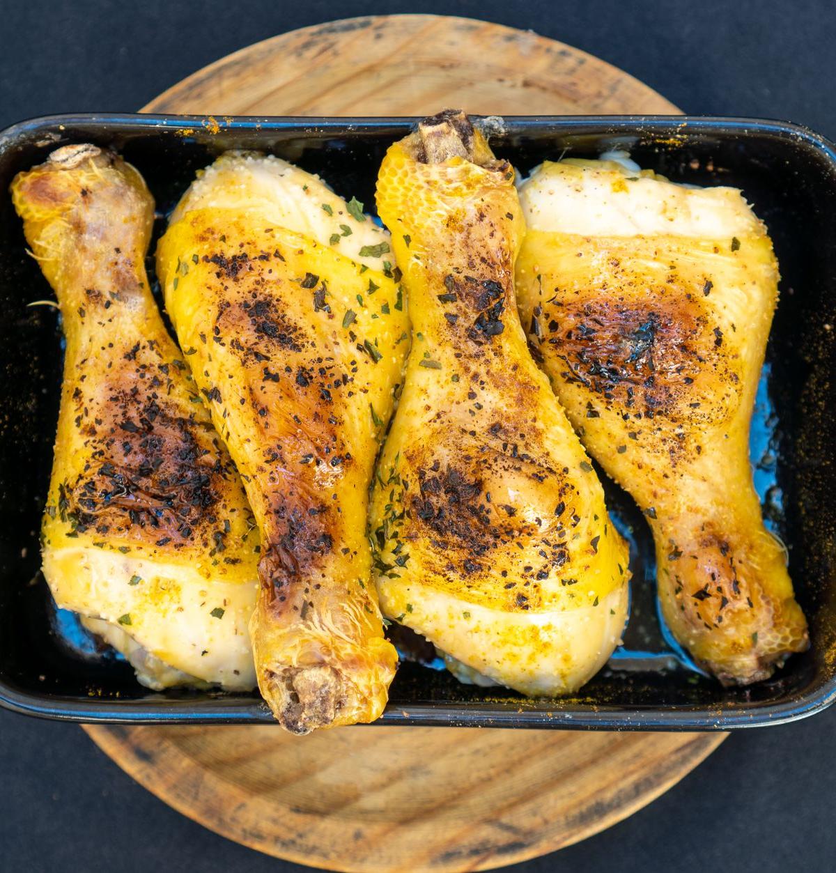 Crispy Italian Garlic Chicken Drumsticks