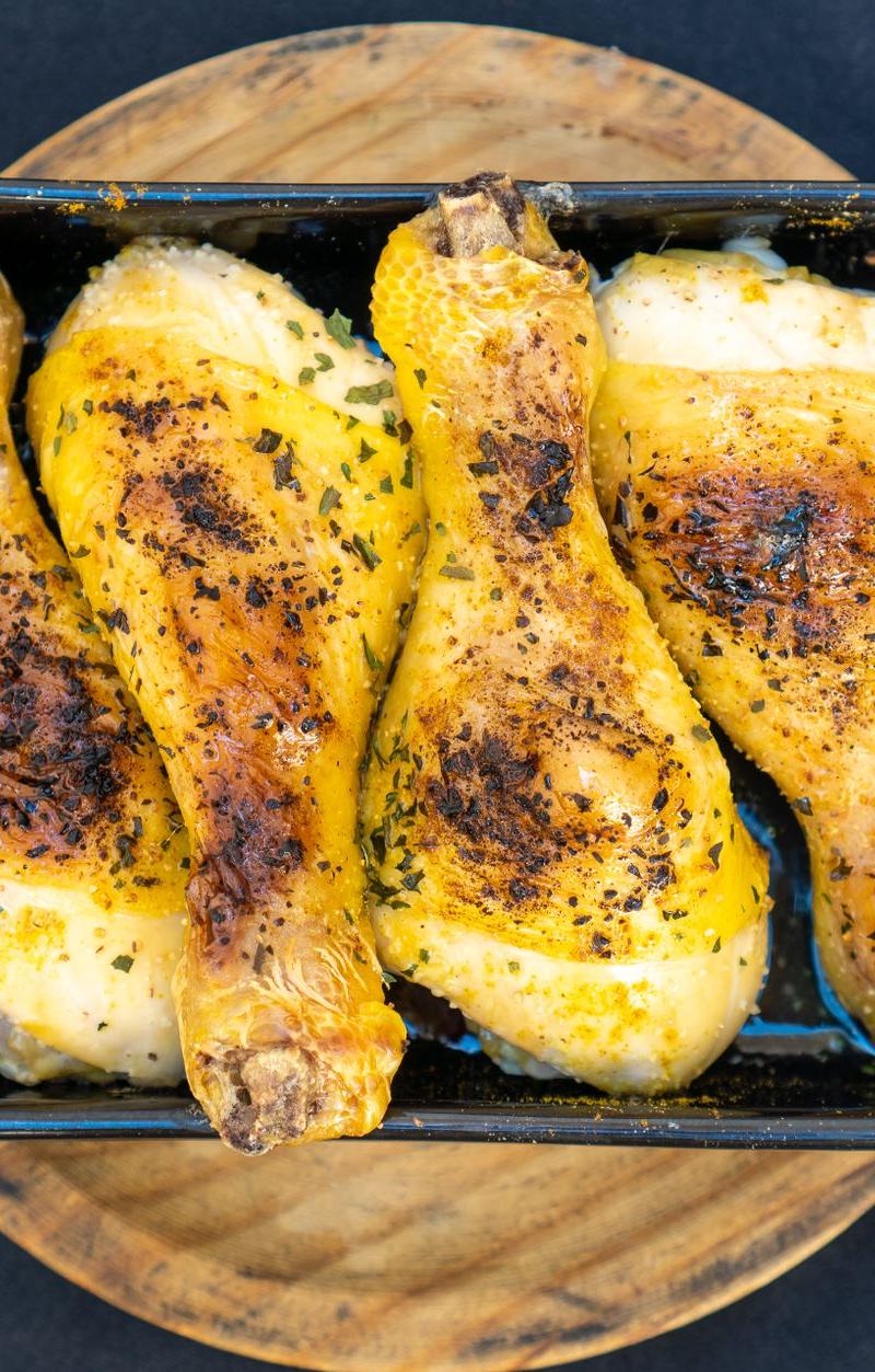 Crispy Italian Garlic Chicken Drumsticks