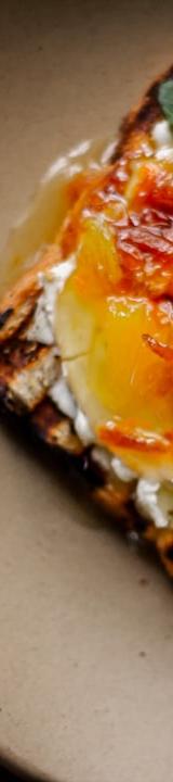 Cottage Cheese Mango Honey Toast