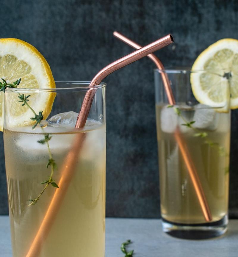 Iced Honey Green Tea Lemonade