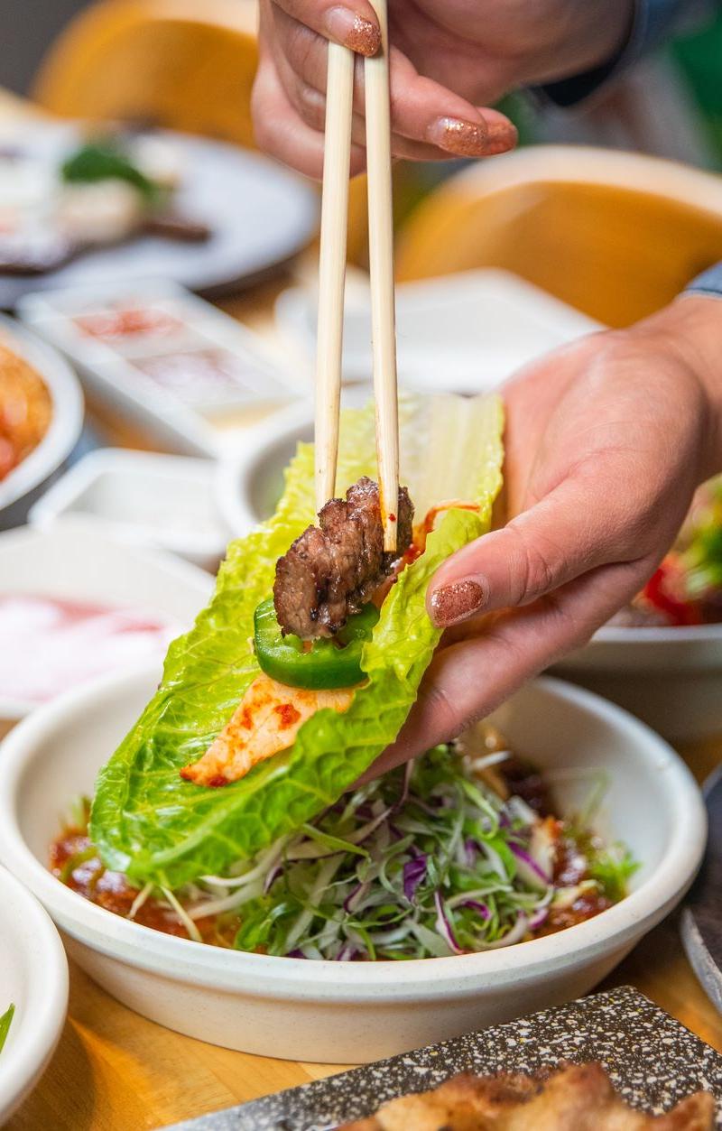 20-Min Korean Beef Lettuce Cups