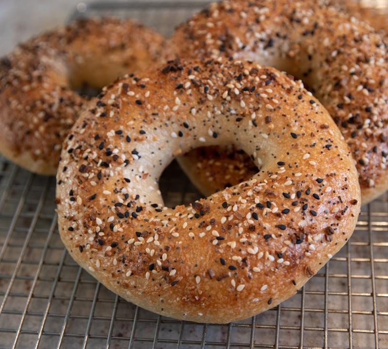 3-Ingredient Yogurt Bagels