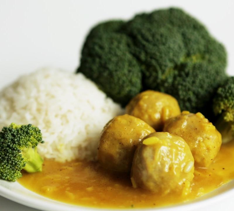 Sweet & Sticky BBQ Pineapple Meatballs