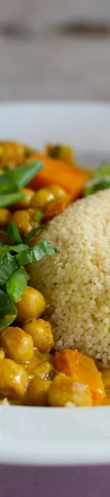 Coconut Chickpea Curry with Couscous