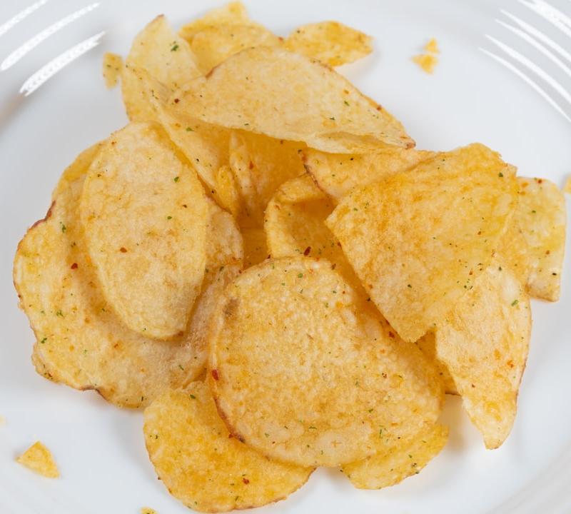 Crispy Baked Potato Chips