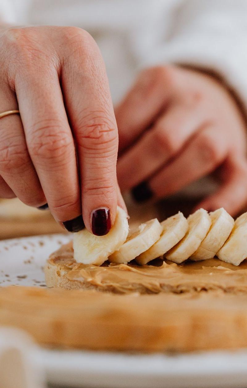 Peanut Butter Banana Honey Bagel