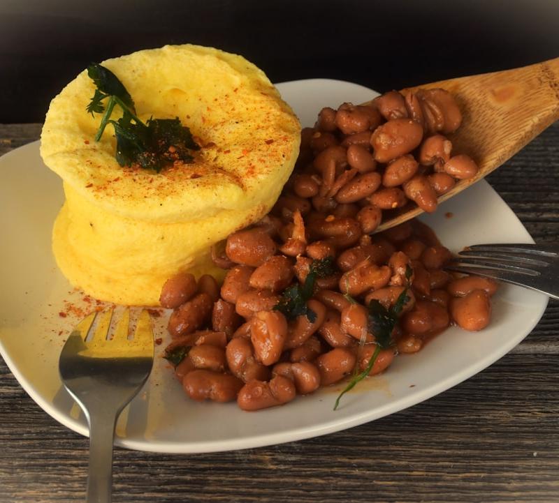 5-Minute Mug Omelet with Ham & Cheese