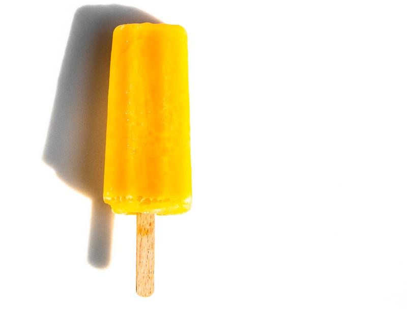 10-Min Mango Lime Popsicles