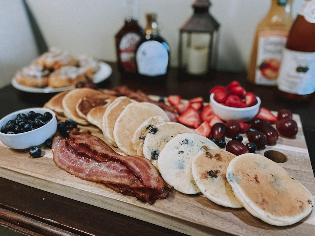 Pancake Board with All the Toppings