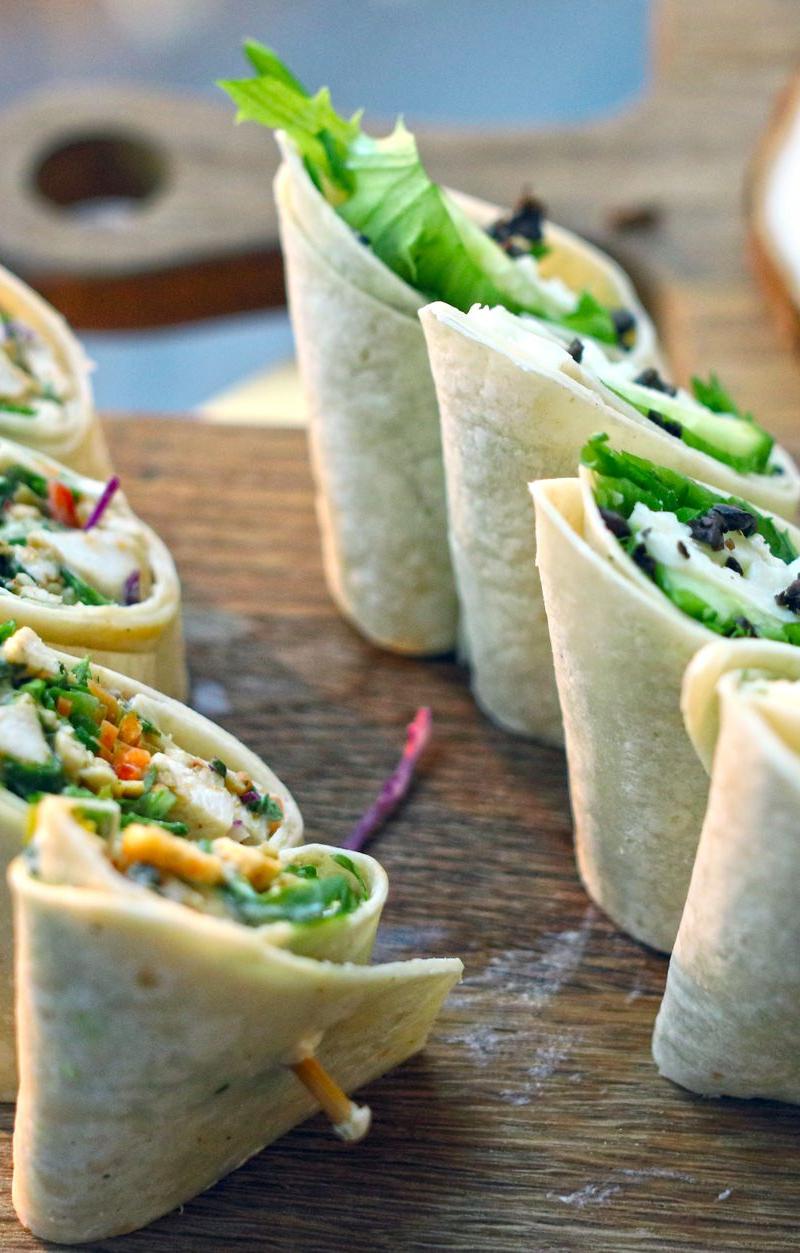 5-Minute Avocado Chicken Wrap