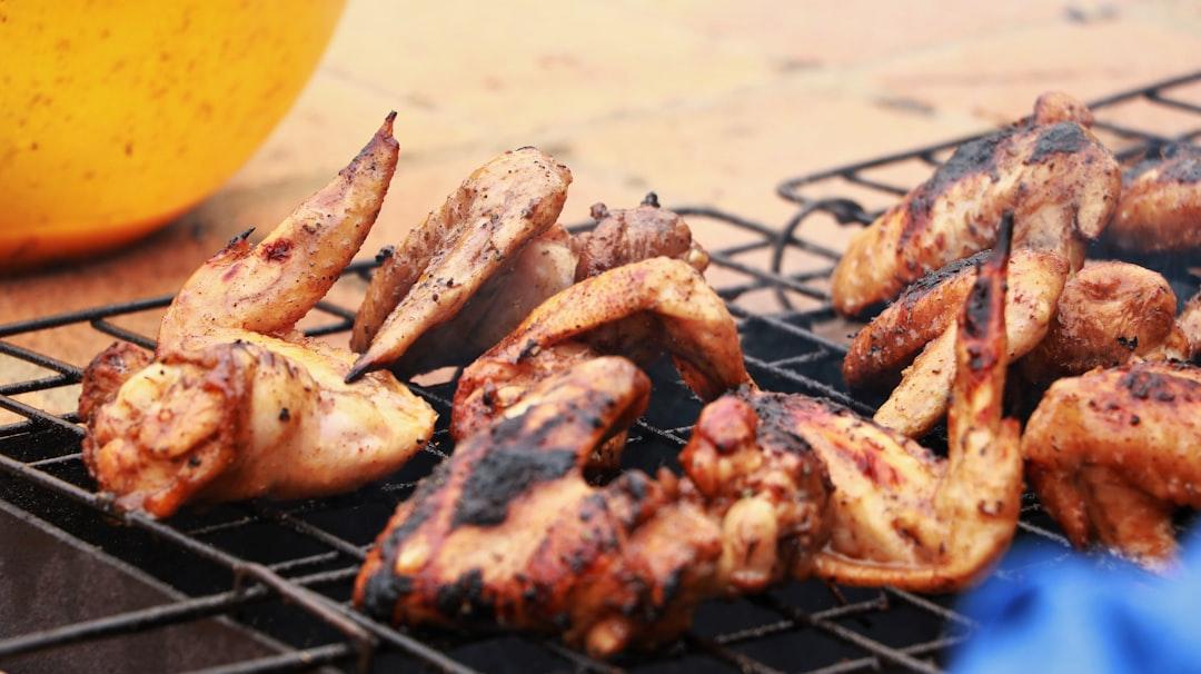 Grilled Honey Mustard Chicken Wings