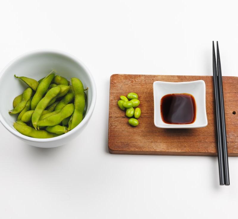 Steamed Edamame with Soy Dipping Sauce