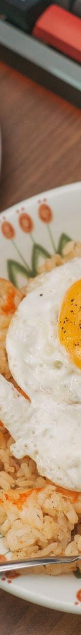 Breakfast Fried Rice with Crispy Egg