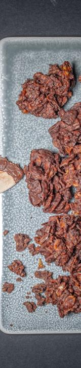 No-Bake Chocolate Butterscotch Haystacks