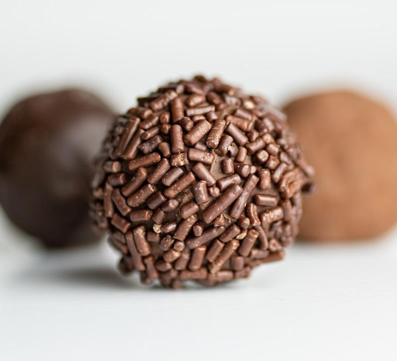 No-Bake Brownie Truffles