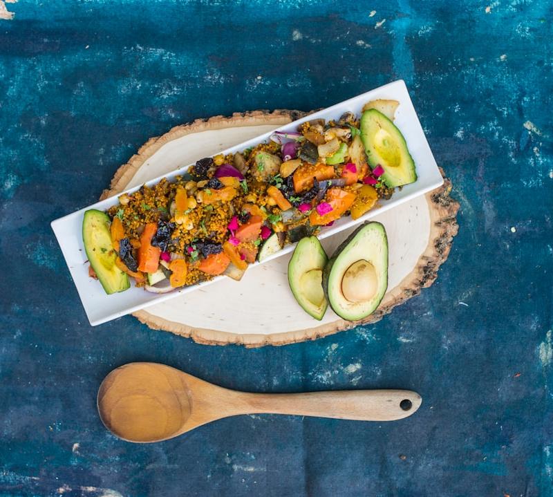 Chunky Avocado Salad with Lime & Cilantro