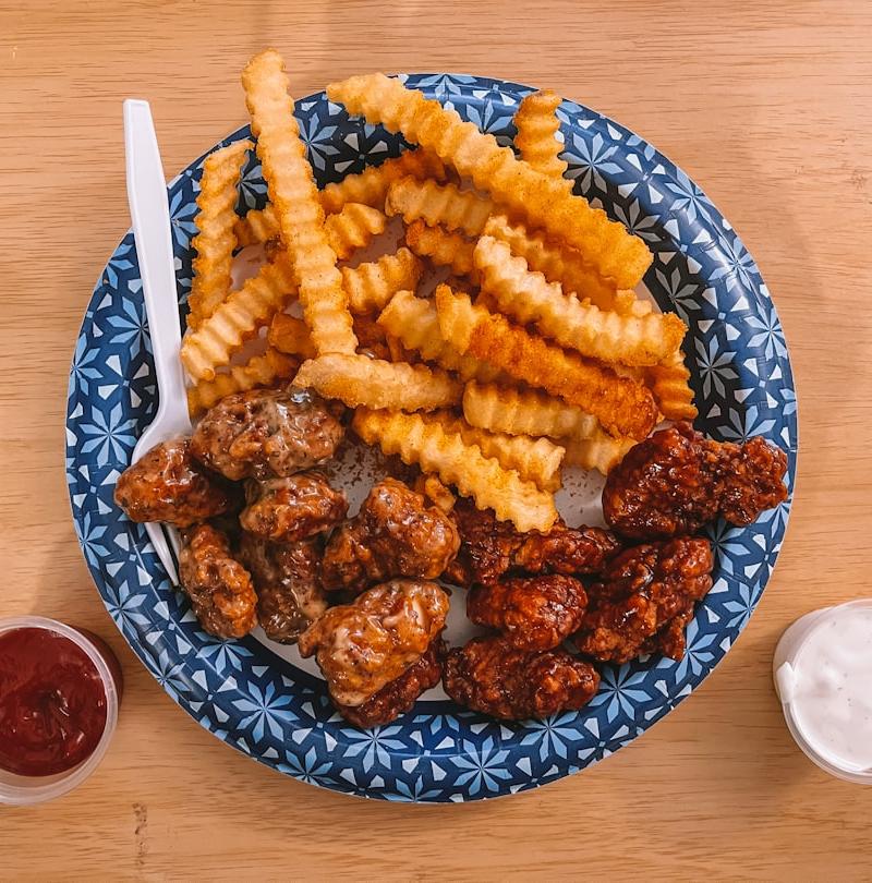Air Fryer BBQ Chicken & Fries