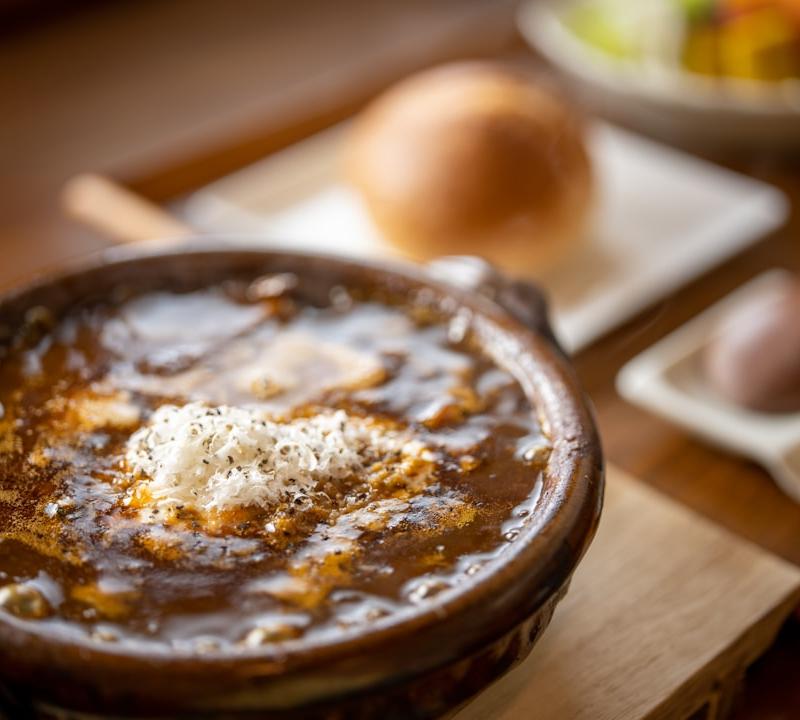 20-Min Cheesy Beef Broth Soup