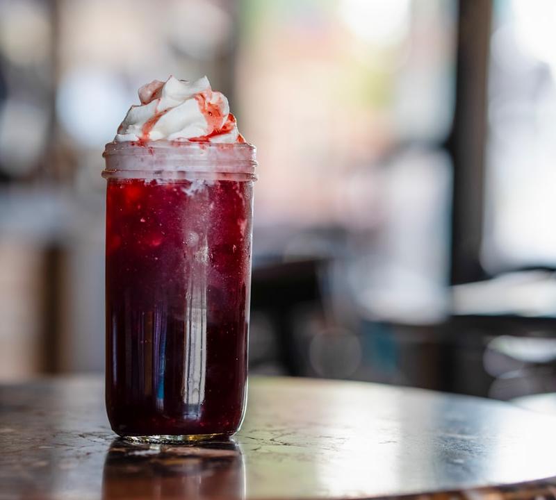 Blackberry Italian Soda