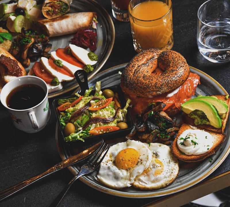 Smoked Salmon Bagel Board