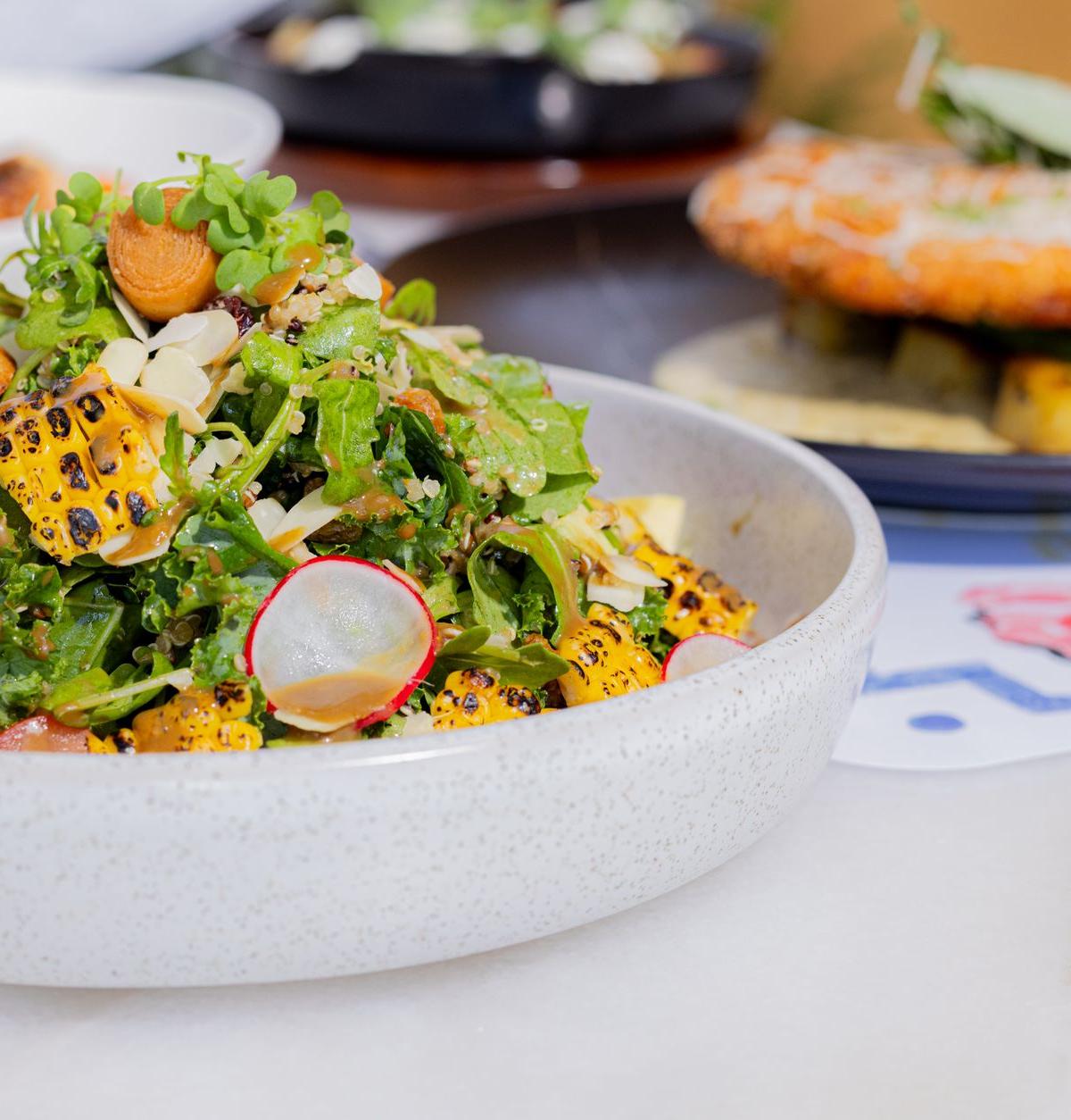 Charred Corn & Feta Salad
