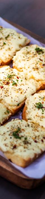Garlic Butter Melty Grilled Cheese