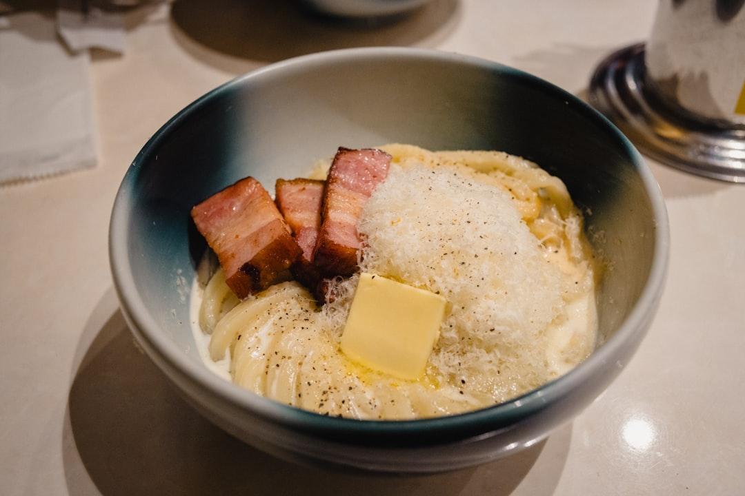 Crispy Bacon Butter Pasta