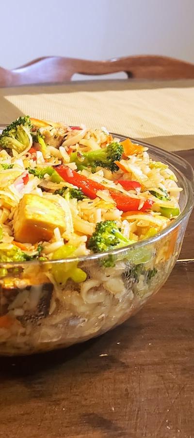 10-Min Sesame Veggie Fried Rice