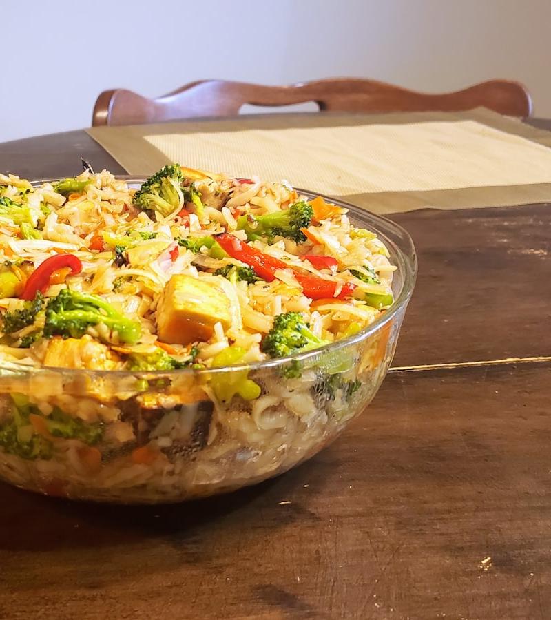 10-Min Sesame Veggie Fried Rice