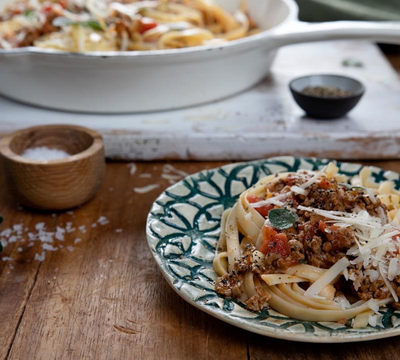 20-Min Creamy Sausage Pasta