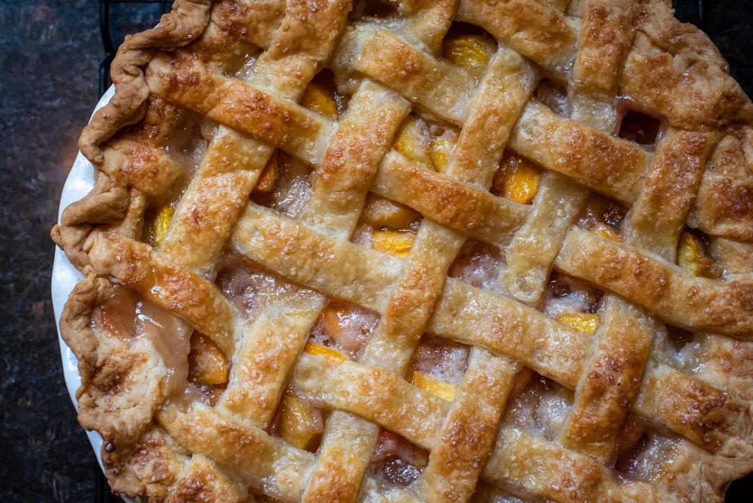 3-Ingredient Peach Pie