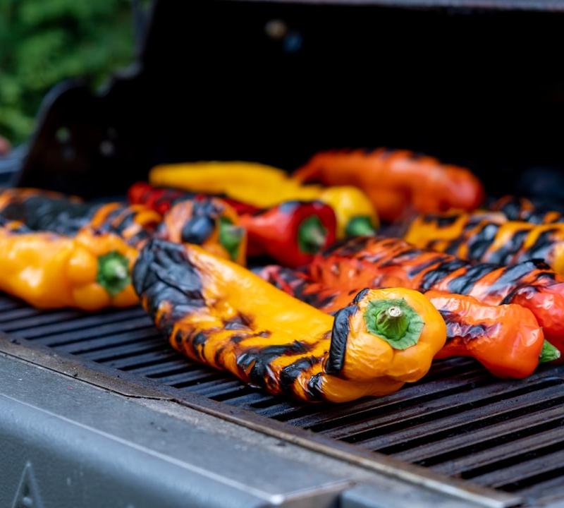 Charred Peppers & Onions